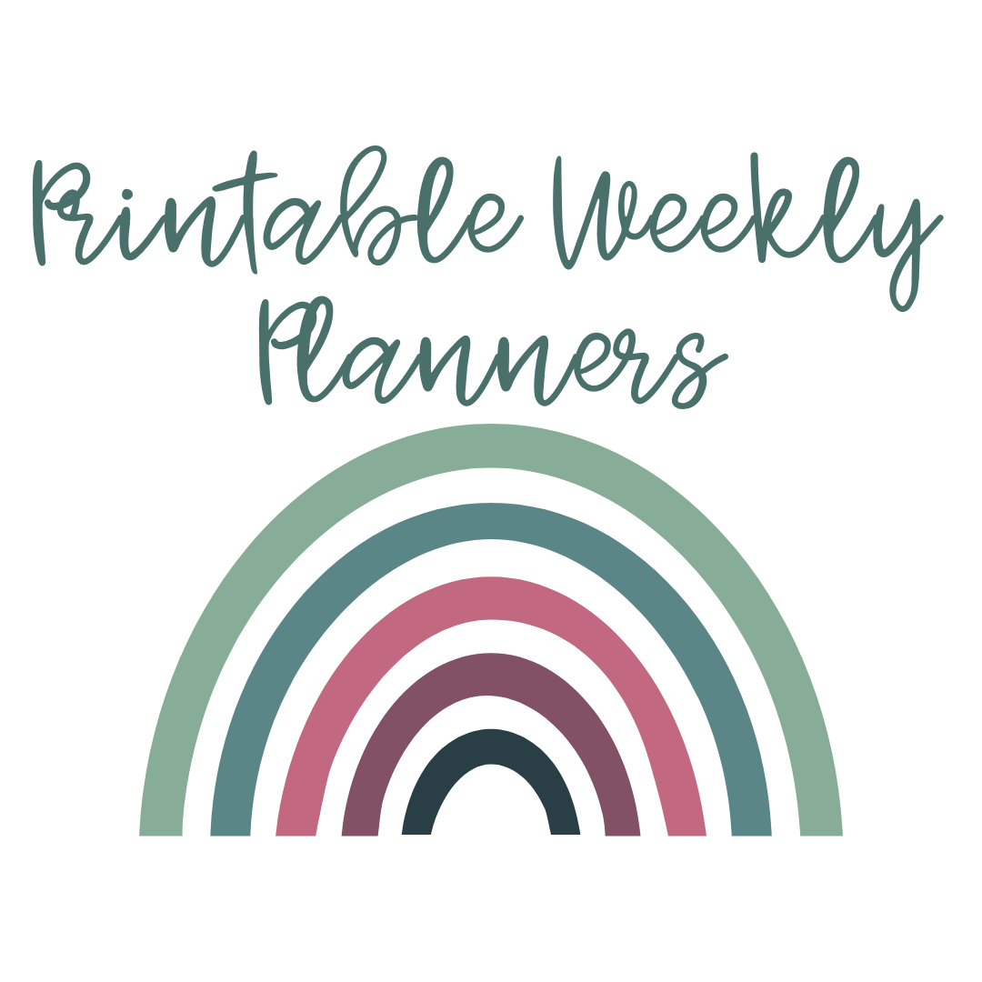 Printable Weekly Planner Sheets Island Belle Books